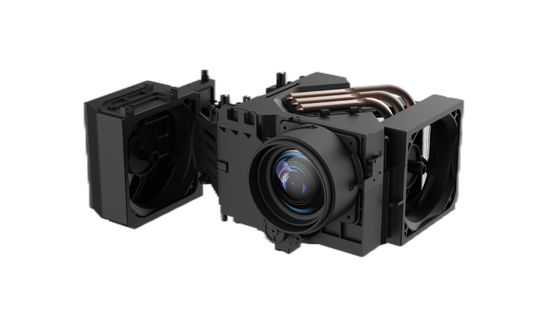 Projecteur de 5 pouces Moteur optique Machine de projection fermée LCD 1920*1080 600lm