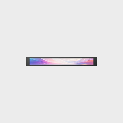 Affichage publicitaire TFT LCD de type barre de 43,5 pouces avec une résolution de 3840*380