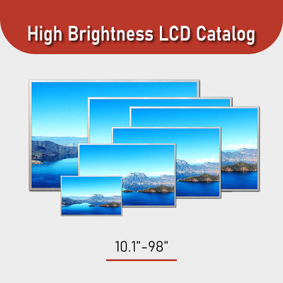 10.1-98" Taille du panneau Affichage LCD haute luminosité avec 700-5000 Typ.