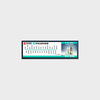 28Écran LCD de type barre de 0,8 pouces 1920*540 LVDS 700nits Écran LCD publicitaire
