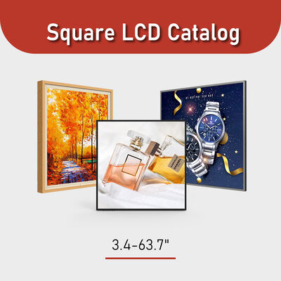 Écran LCD carré haute luminosité dans une taille de panneau de 3,4 à 63,7" et une luminosité typique de 500 à 1 000