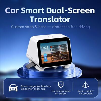 Lancement d'une nouvelle machine de traduction mondiale 4G à double écran de 5 pouces.