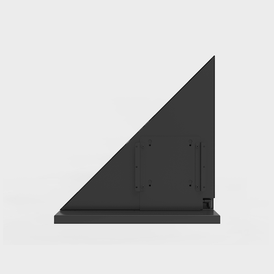 Machine de publicité d'affichage à cristaux liquides de triangle de 13,14 pouces avec la solution de système d'Android