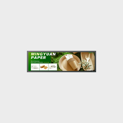 Publicité de type barre Android double face de 37,6 pouces avec prise en charge ROM 32 Go WiFi-Internet