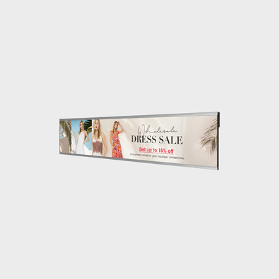 Publicité d'affichage à cristaux liquides d'affichage à barres de 47,6 pouces avec technologie de panneau ADSDS de conception mince