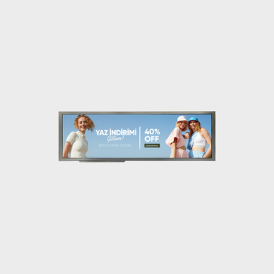 28.8 inch Bar Type Cutting Display With 1920*560 Support 1500nits High Brightness Solution