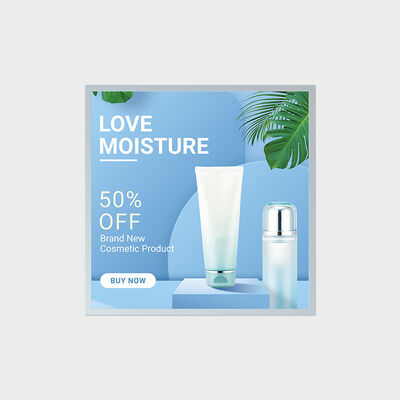 Type carré d'affichage d'affichage à cristaux liquides de 29,4 pouces avec l'application d'exposition de soutien de rapport d'aspect de 1:1