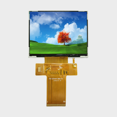 Petite solution d'affichage à cristaux liquides de 3,5 pouces avec la personnalisation d'éclat de soutien d'interface de 320*240 RVB