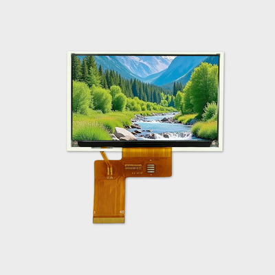 Petite solution d'affichage à cristaux liquides de 4,3 pouces avec l'éclat du soutien 1000nits d'interface de 800*480 RVB