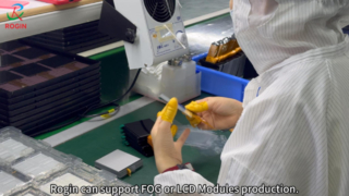 Les 3 usines LCD différentes de Rogin avec différents rôles dans les productions et les solutions personnalisées.